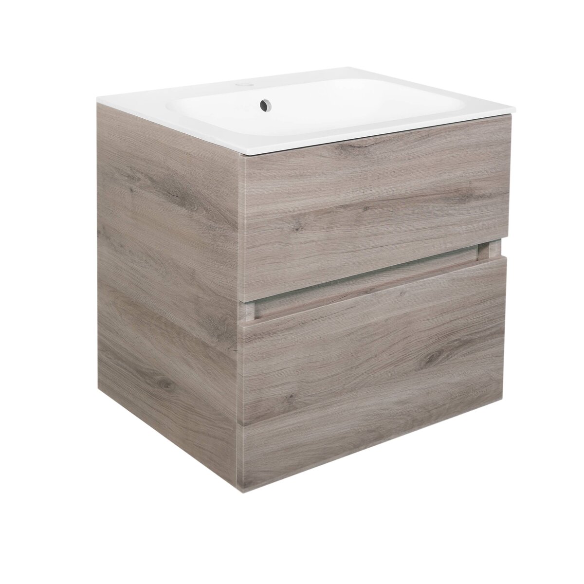 Best-Design Splash-Grey-Greeploos meubel onderkast 2 laden zonder wastafel 60cm (uitlopend)