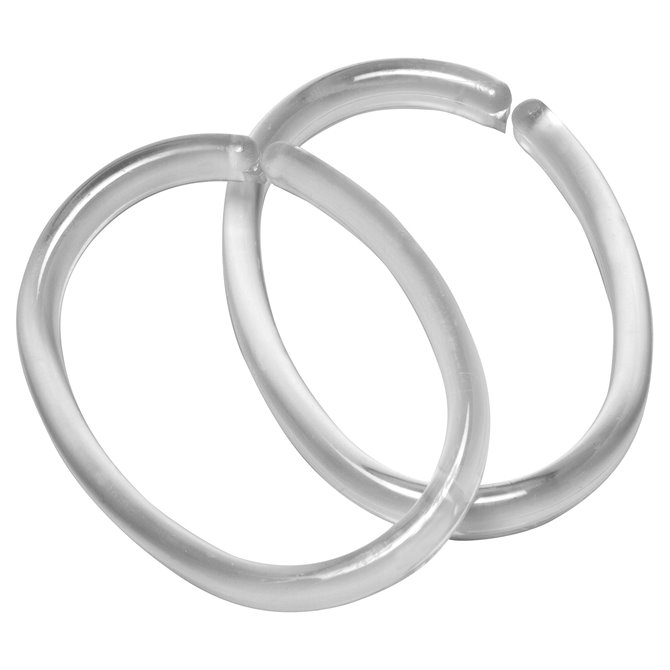 douchegordijn met ringen