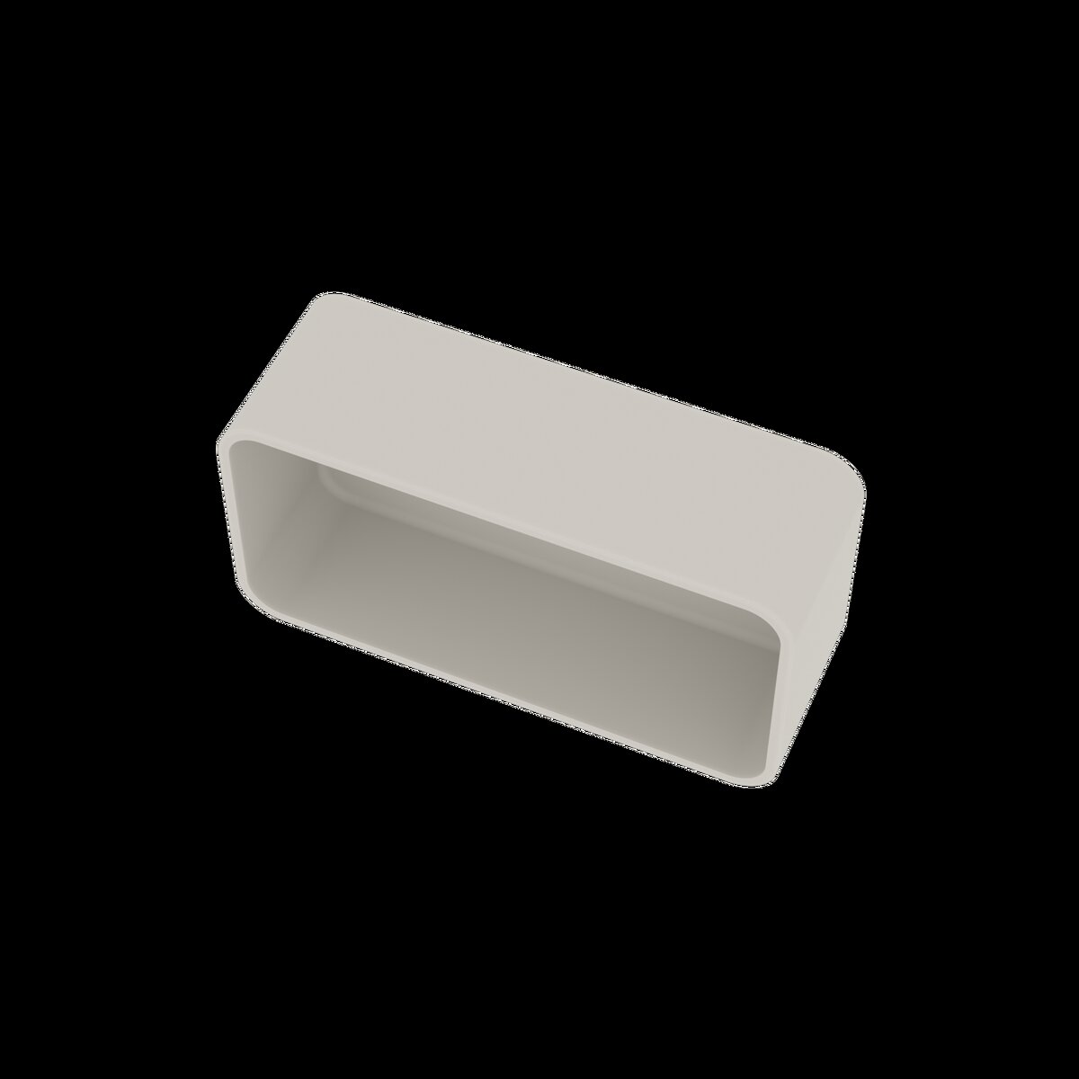 Ideavit Solidtondo Nis 60x30cm Solid surface mat wit