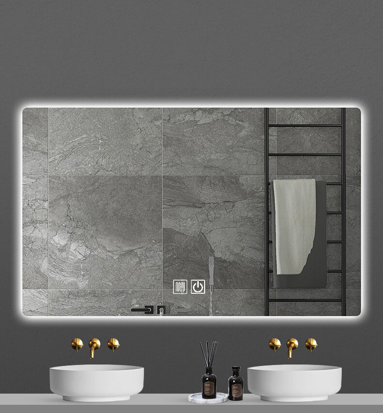 Aloni Ledspiegel Queen 80x60cm Heating
