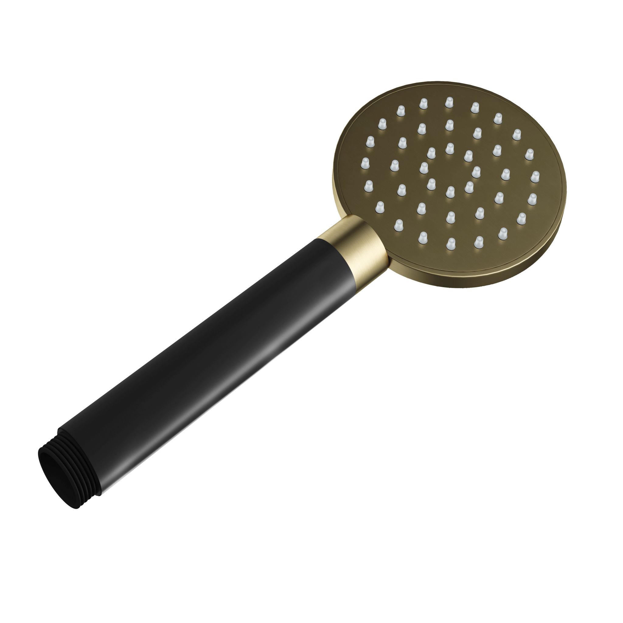 Hotbath Mate Handdouche Rond Geborsteld Messing - Living Colours