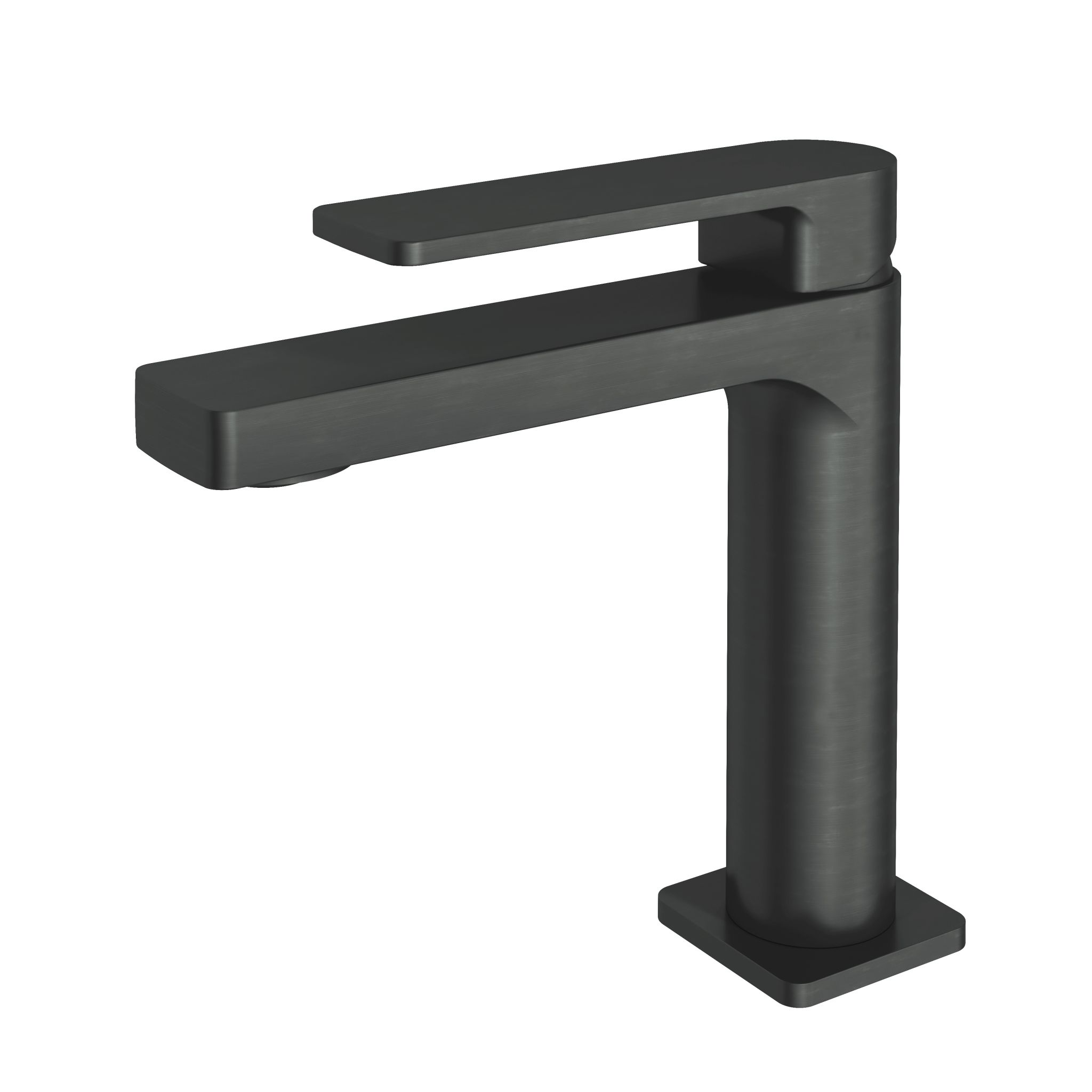Hotbath Gal Opbouw Wastafelmengkraan Geborsteld Gunmetal PVD