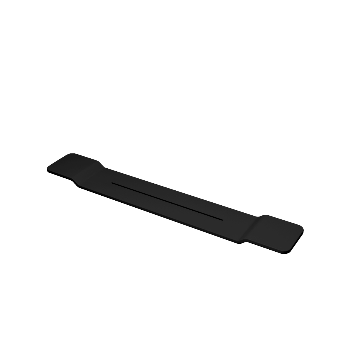 Best-Design Hinza Badplank Solid-Surface Zwart 95x15 cm