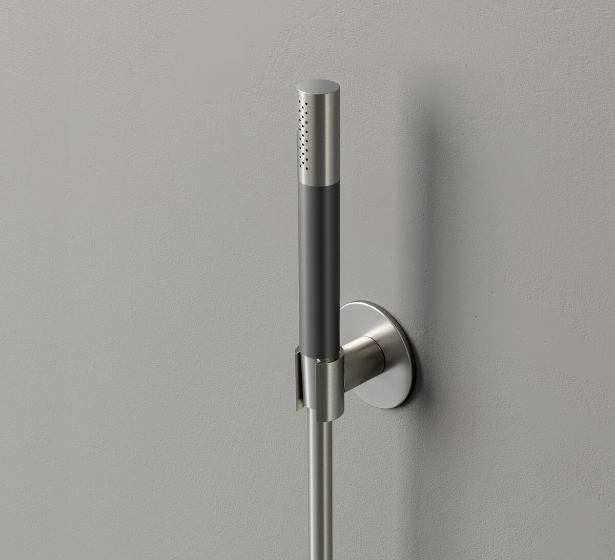 Hotbath Cobber Staafhanddouche Met Wandsteun En Doucheslang 150cm Geborsteld Nikkel