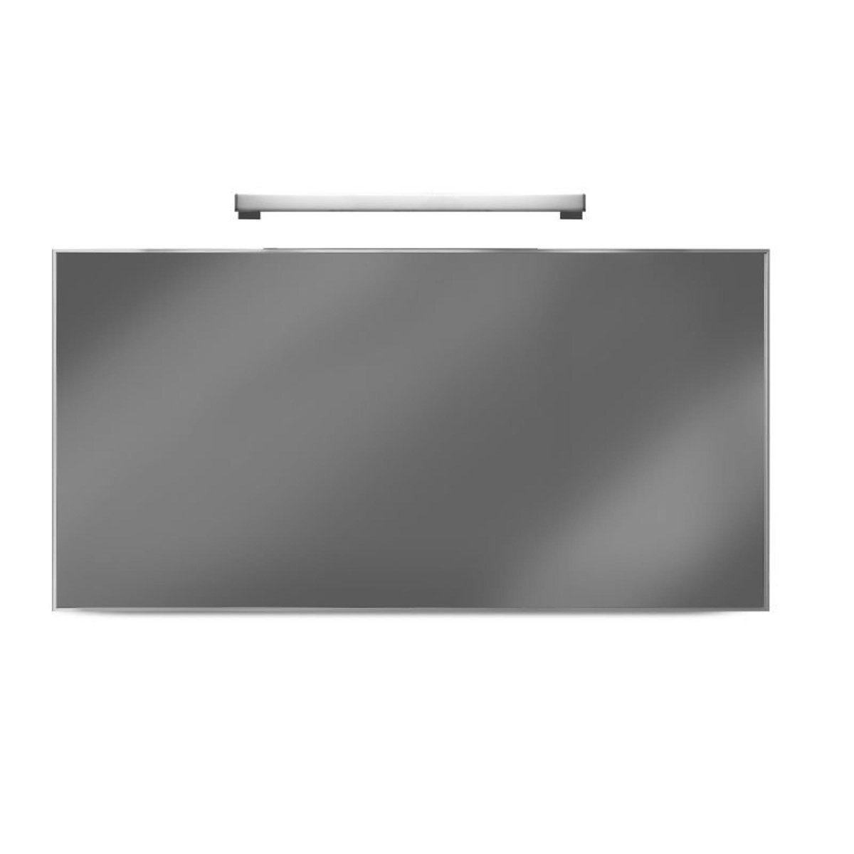 Looox Spiegel B-Line 100br x 65cm h, schakelaar en verwarming (excl. verlichting)