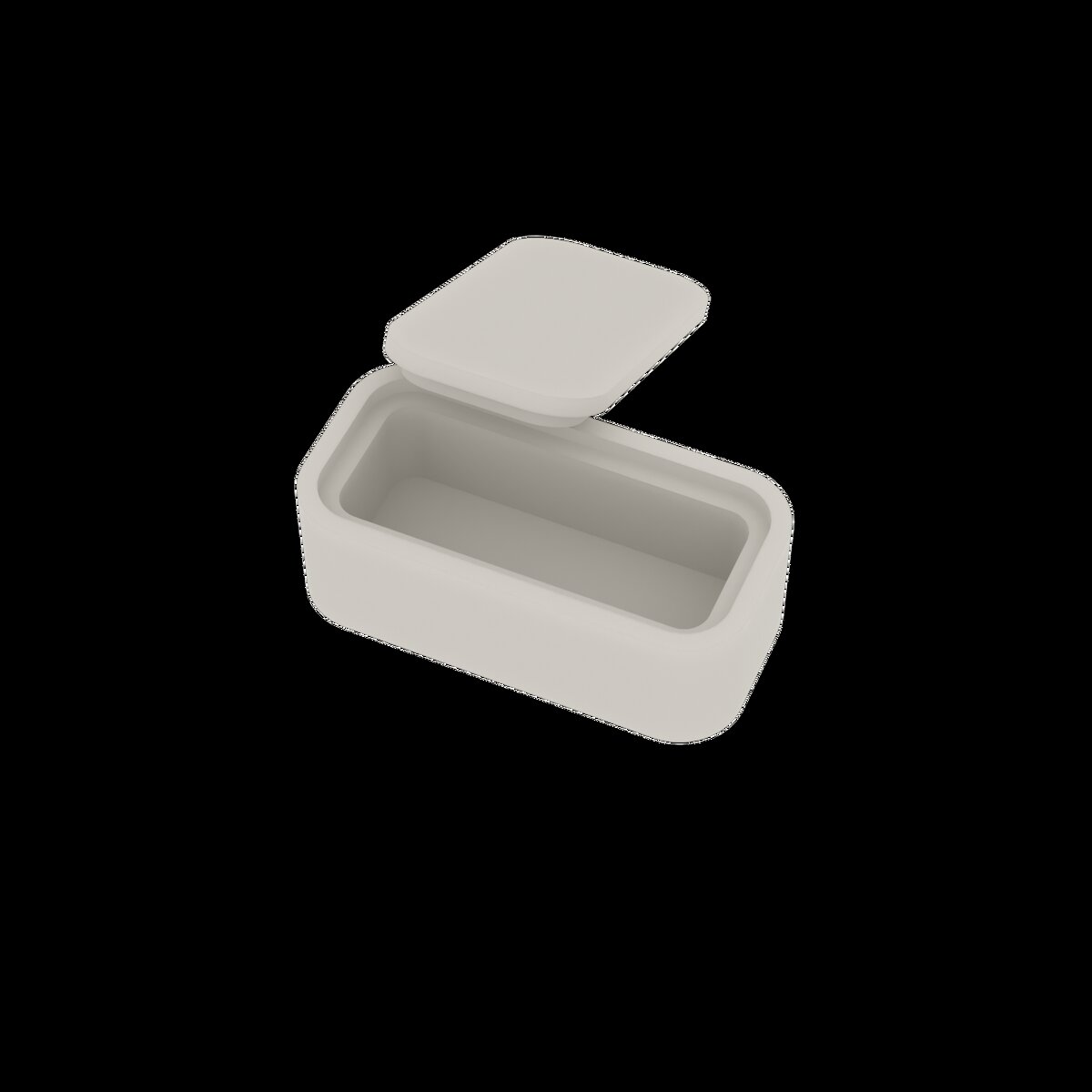 Ideavit Cosmetica Opbergdoos Solidcase 14x7x5.7 cm Solid Surface Mat Wit