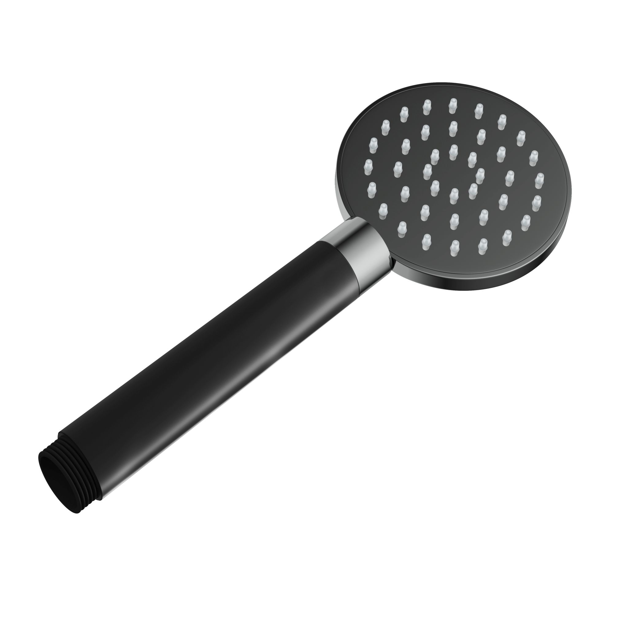 Hotbath Mate Handdouche Rond Zwart Chroom