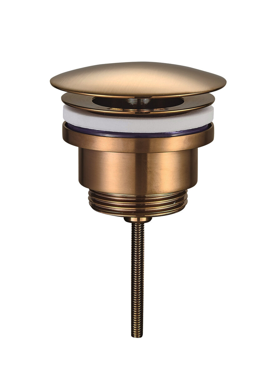 Luxe Clickwaste 5/4 Laag Model Geborsteld Brons Koper
