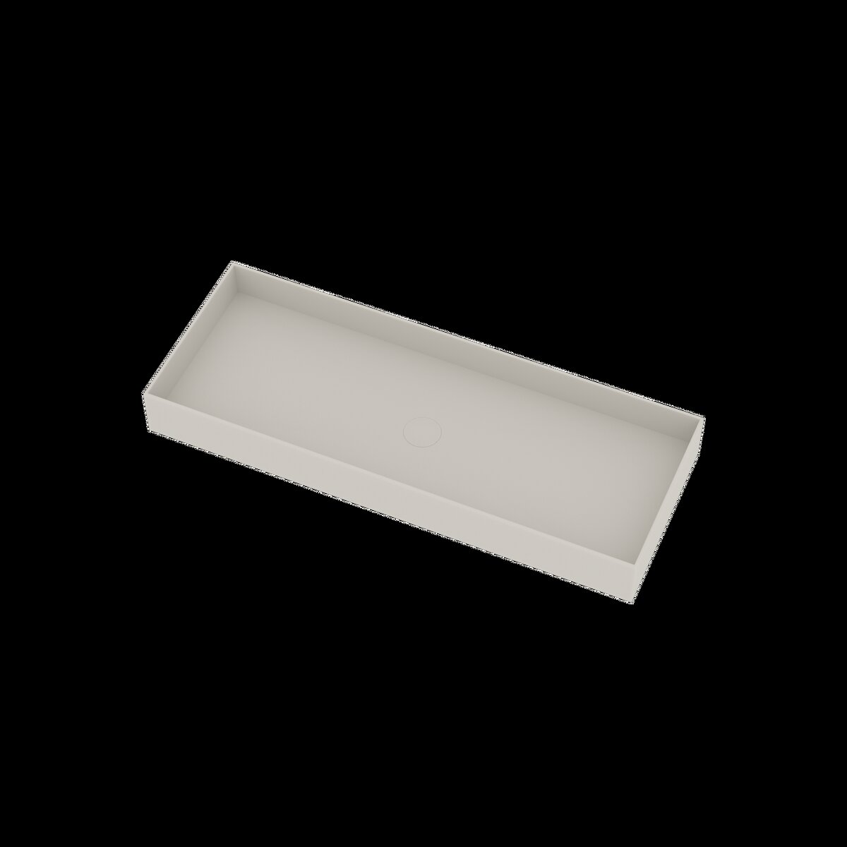 Ideavit Opbouw Waskom Solidjoy 100x37,5x11 cm Solid Surface Mat Wit