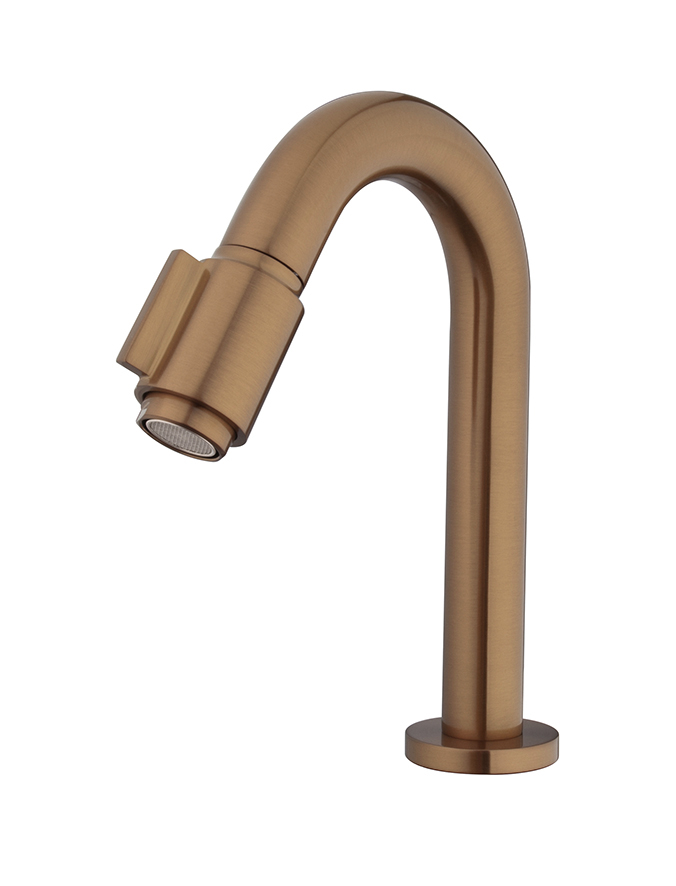 Caral Victoria luxe fonteinkraan 1/2" geborsteld brons koper PVD