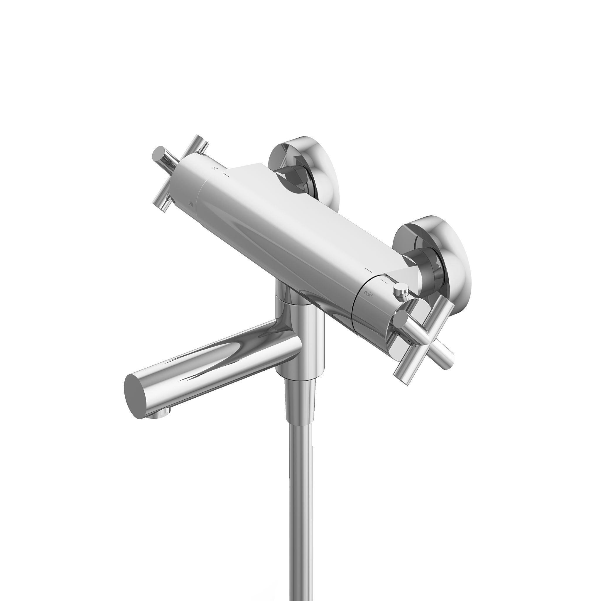 Hotbath Chap Opbouw Badthermostaatkraan Chroom