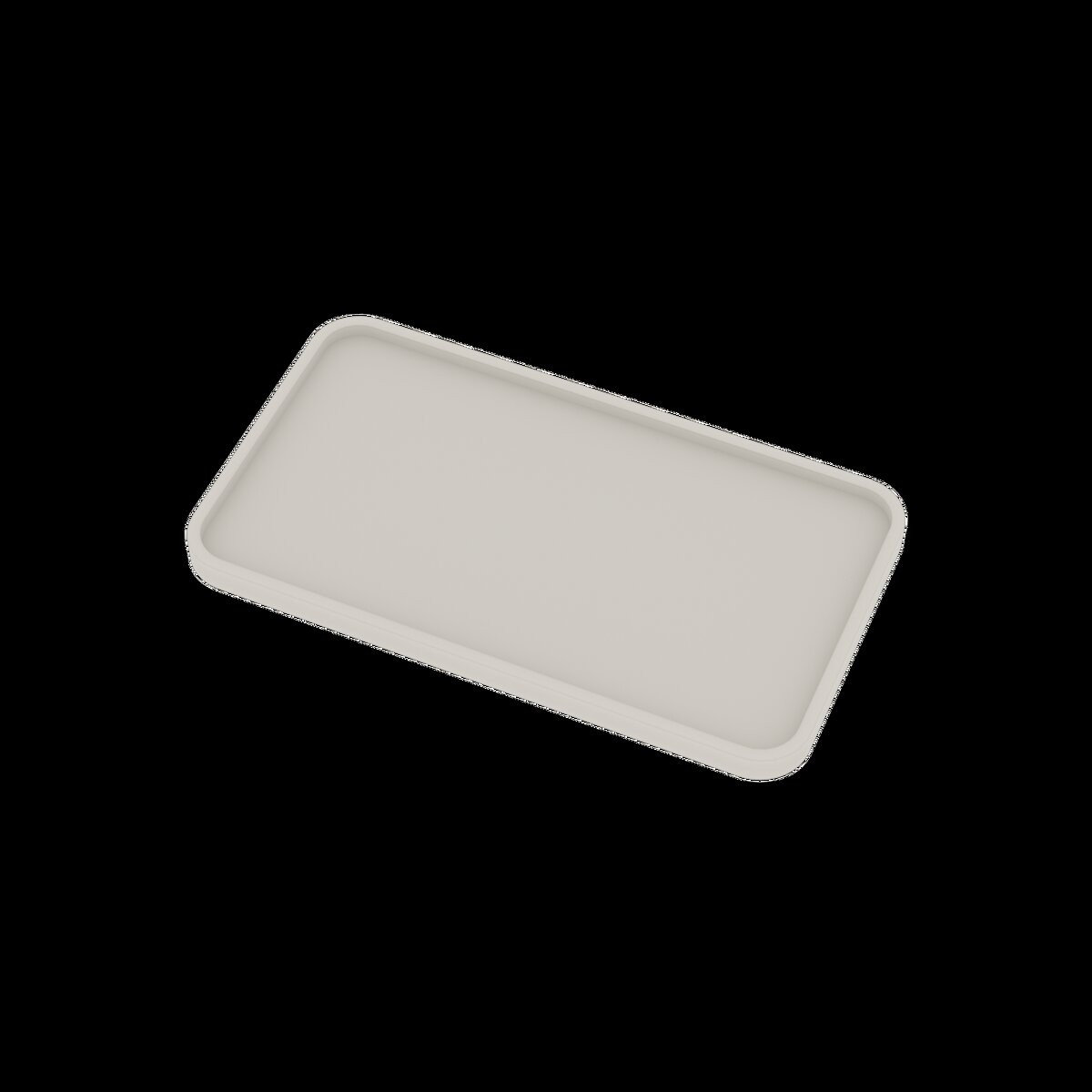 Ideavit Solidmac plateau 25x14x1.2cm Solid surface mat wit