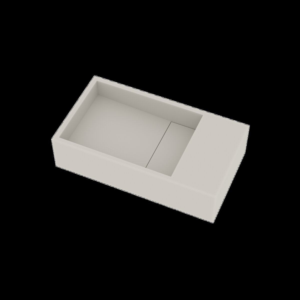 Ideavit Fontein Solidcube 40x22x10 cm Solid Surface Omkeerbaar Mat Wit