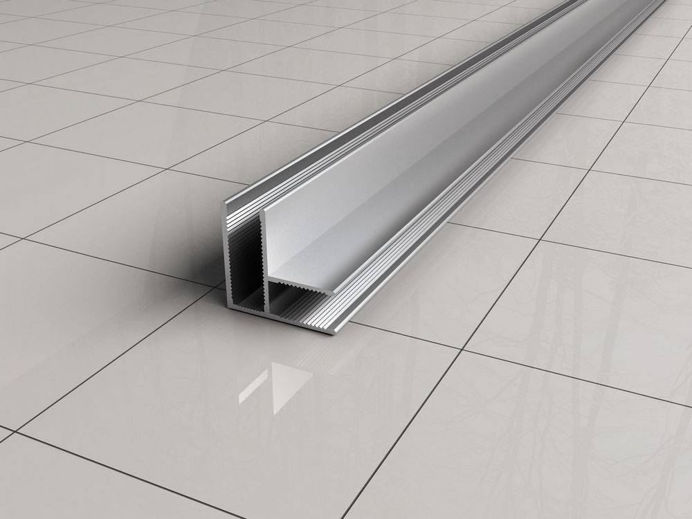 Hoekprofiel Tbv Glaswand 1Cm 200Cm Chroom