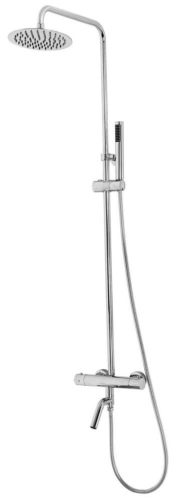 opbouw regendouche met thermostaatkraan