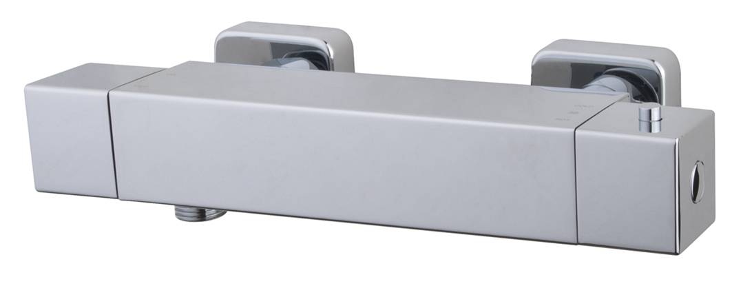 Eco Rombo Thermostatische Douchemengkraan Chroom