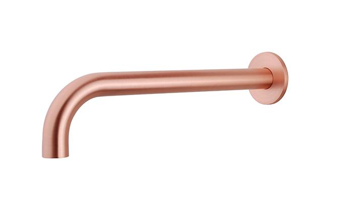 Inbouw-Uitloop Rond 30Cm 1/2'' Geborsteld Koper (uitlopend)