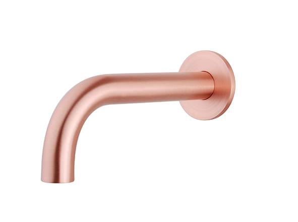 Inbouw-Uitloop Rond 20Cm 1/2'' Geborsteld Koper (uitlopend)