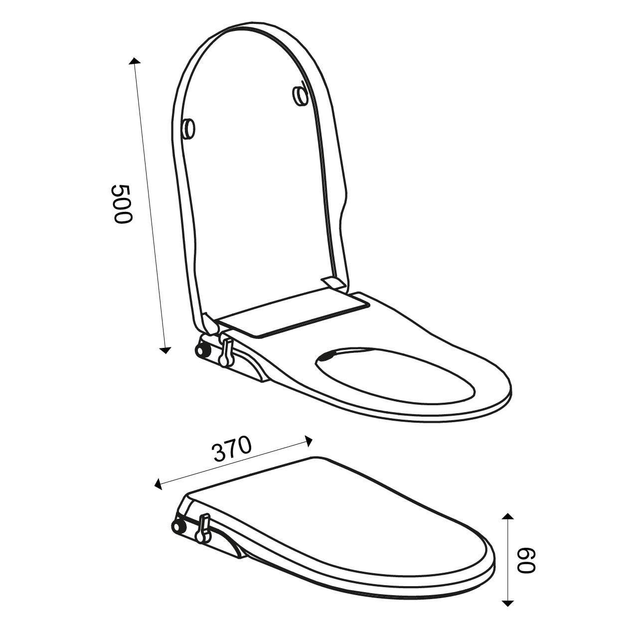 Toiletbril softclose