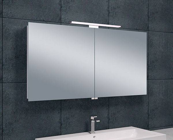 Luxe Spiegelkast +Led Verlichting 120X60X14Cm
