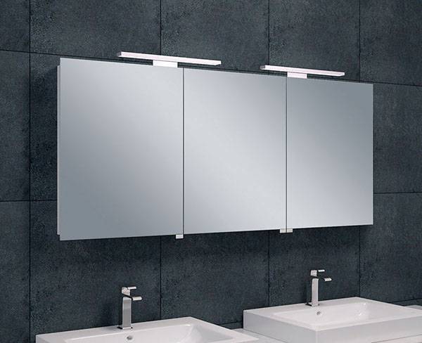 Luxe Spiegelkast +Led Verlichting 140X60X14Cm