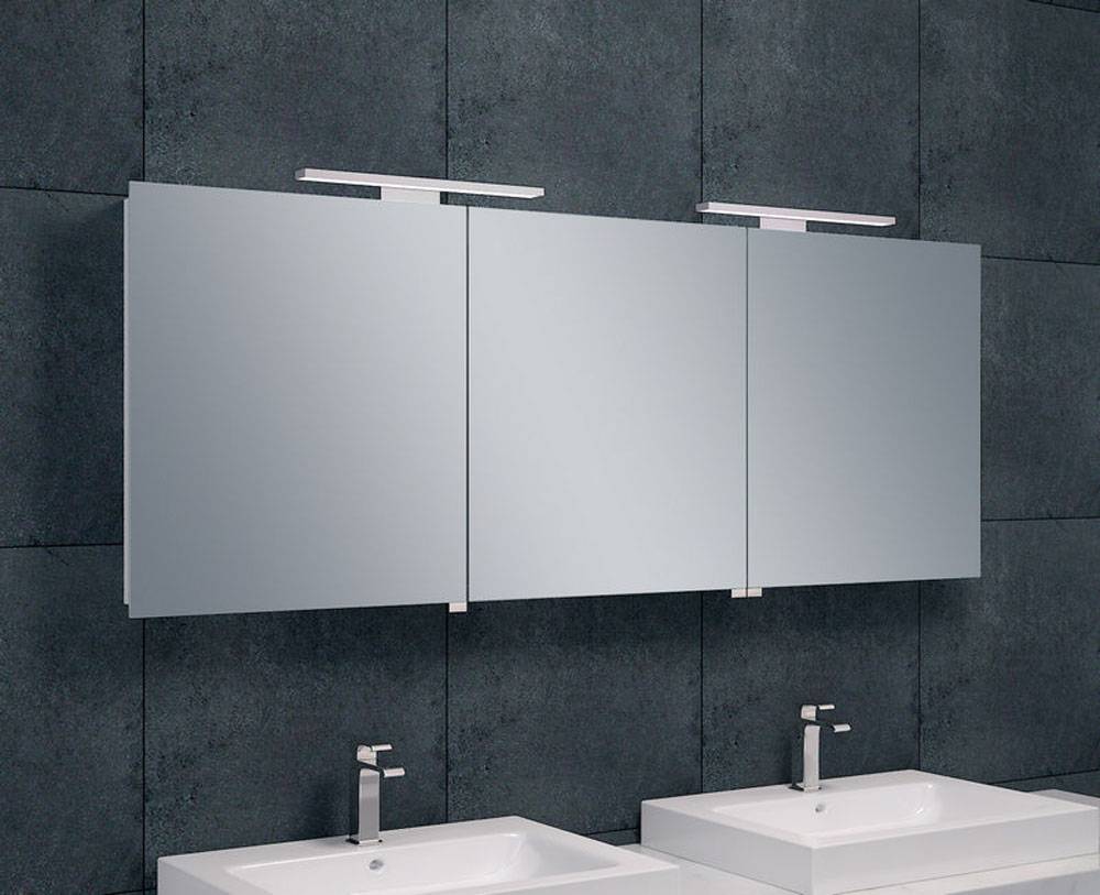 Luxe Spiegelkast +Led Verlichting 160X60X14Cm