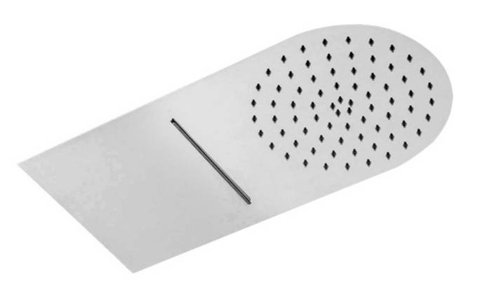 Rvs-304 Ore Muur /Waterval Regendouche500X250 mm (uitlopend)