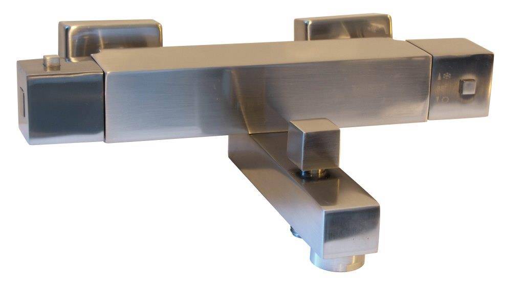 Square Badthermostaat Rvs-Look (uitlopend)