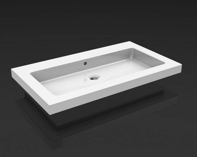 opbouw wastafel
