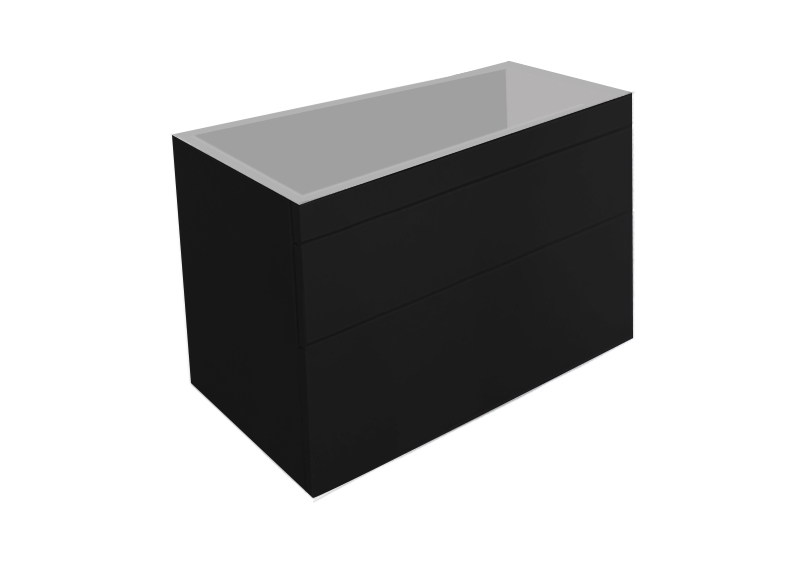Best-Design Beauty-78-Mat-Zwart Greeploos Meubel Onderkast (uitlopend)