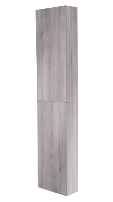 Best-Design Blica-Grey Hoge Kolomkast L&R 35X180 Cm Grijs-Eiken (uitlopend)