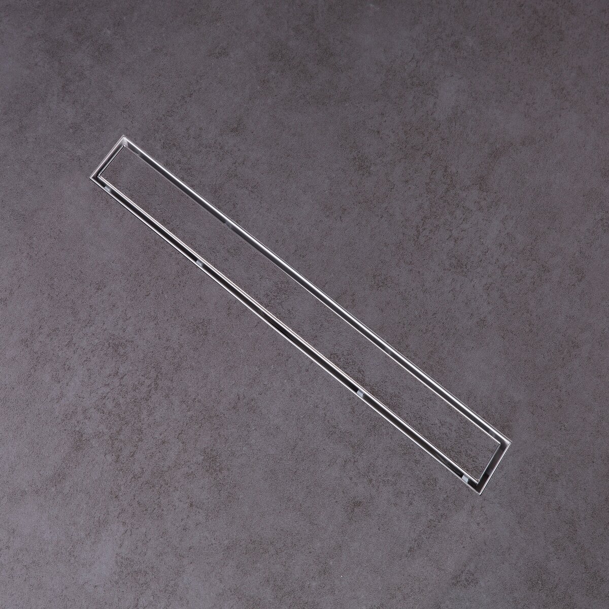 Tegeldouchegoot Flens RVS 80 cm  Sifon voorkant