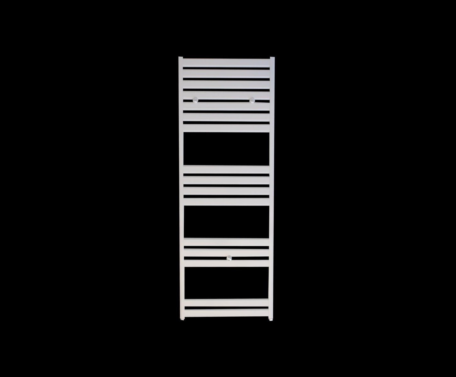 Designradiator 60x160cm 1010 Watt Glans Wit Zijaansluiting Middenaansluiting voorkant Designradiator 60x160cm 1010 Watt Glans Wit Zijaansluiting Middenaansluiting voorkant