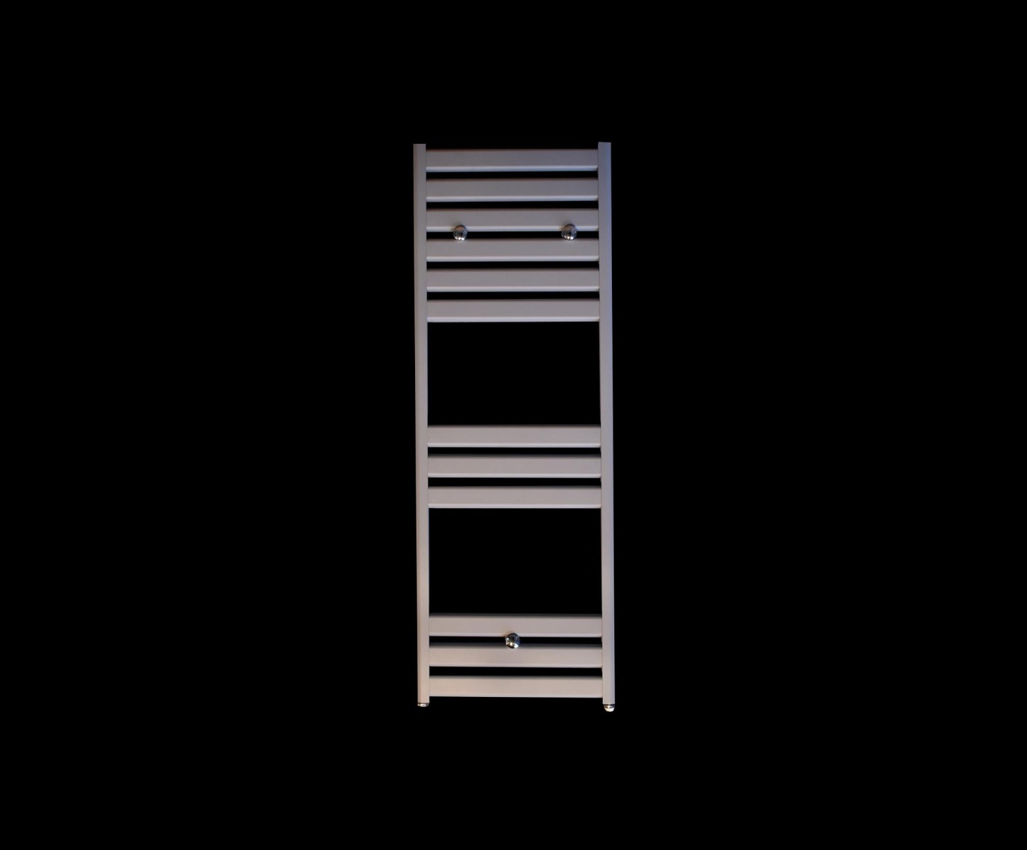 Designradiator 45x120cm 650 Watt Mat Antraciet Zijaansluiting Middenaansluiting voorkant