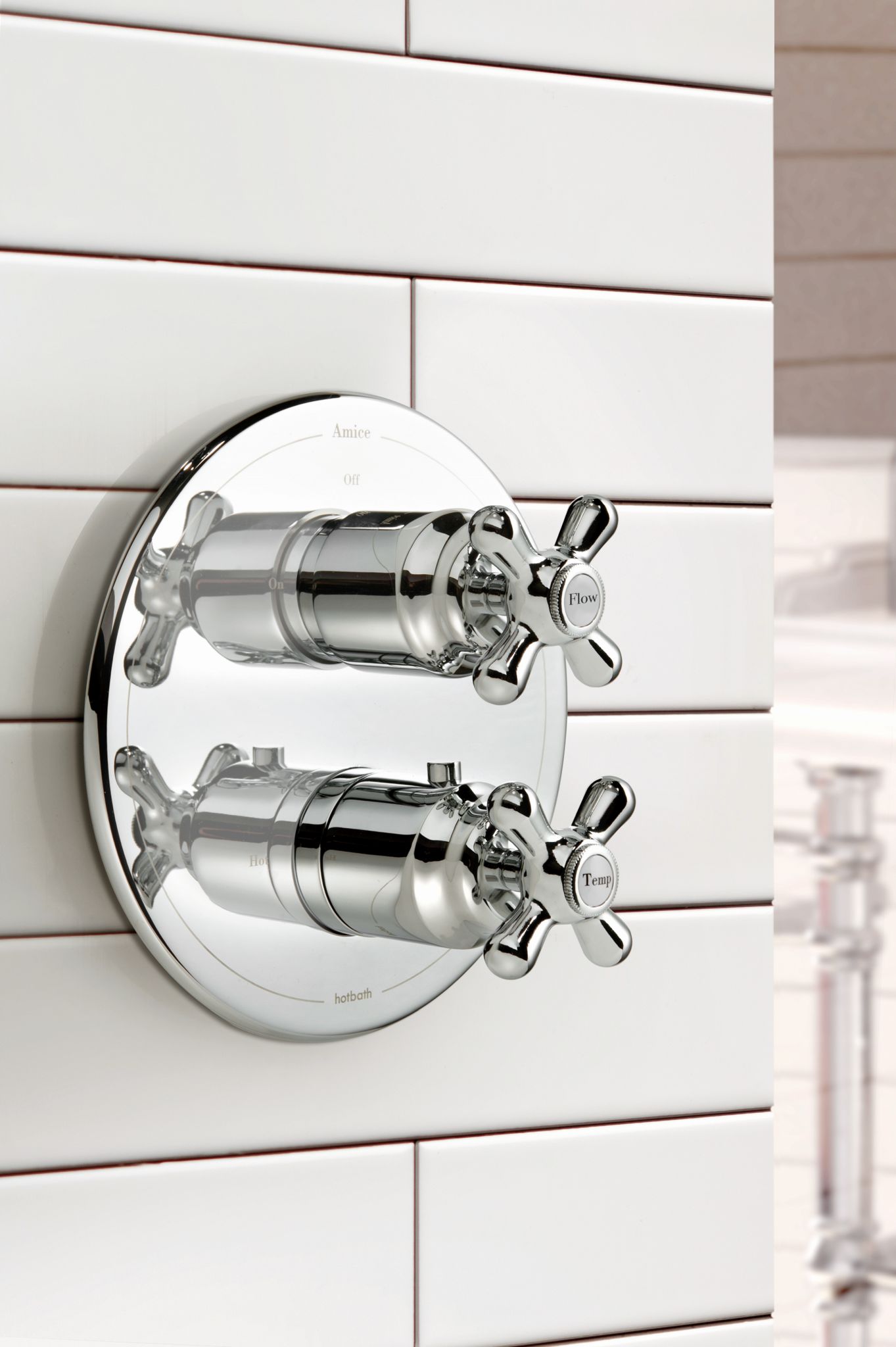 Hotbath Amice Inbouw Thermostaatkraan Met Omstel Chroom (uitlopend model)