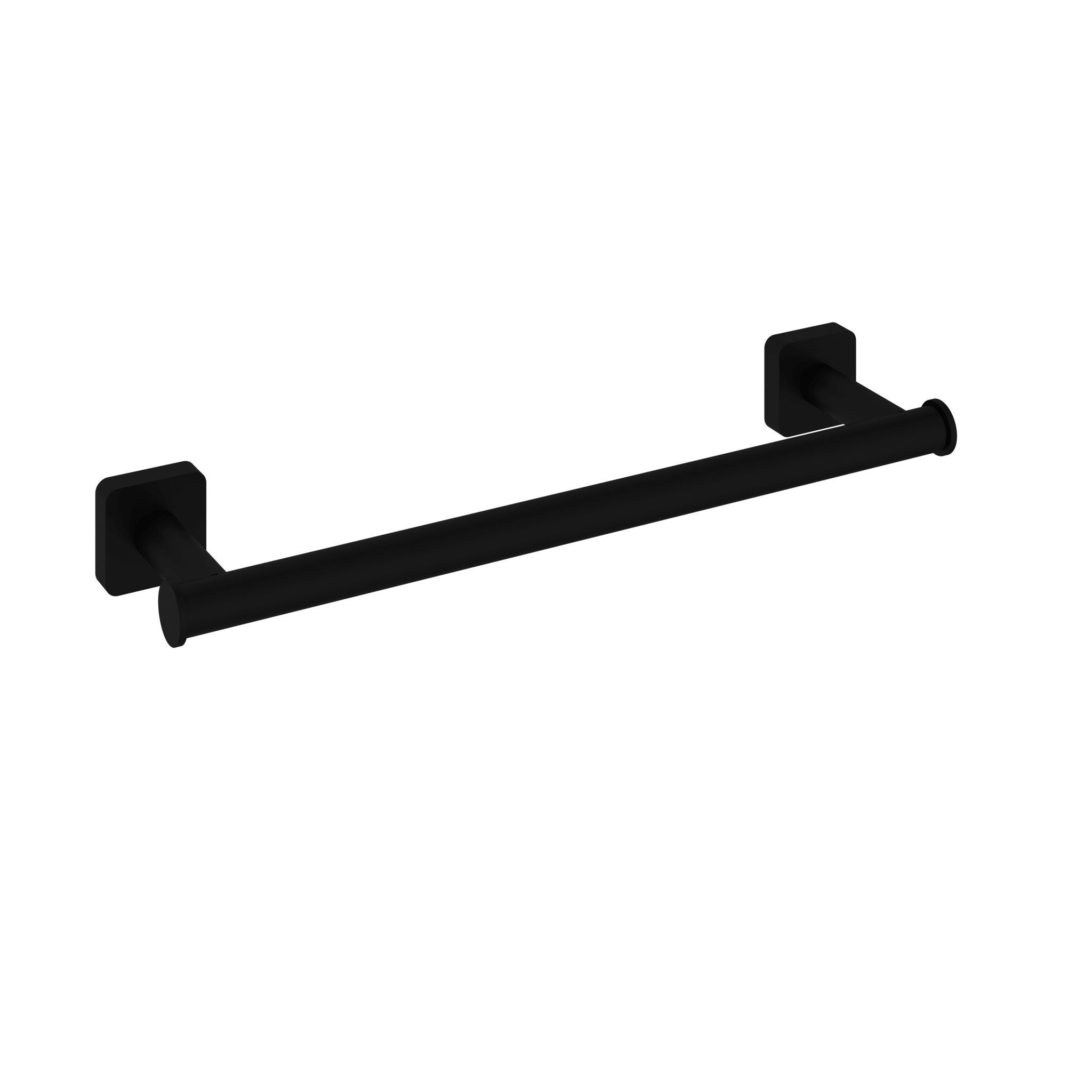 Hotbath Gal Handdoekstang 34 cm Mat Zwart