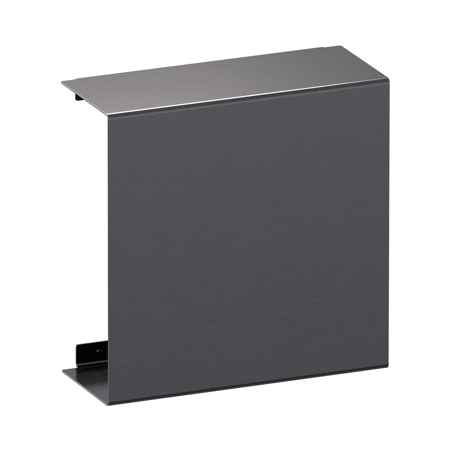 BRAUER Opbouwnis met verborgen opbergruimte gunmetal geborsteld PVD
