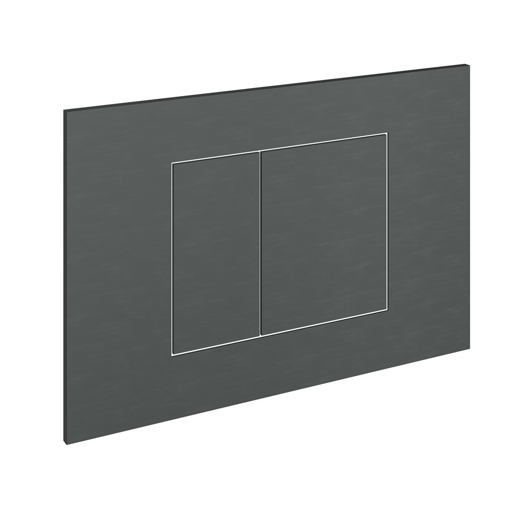 Hotbath Gal Bedieningspaneel T.B.V. Geberit UP320 Geborsteld Gunmetal PVD