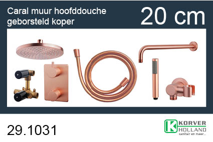 inbouw douchset