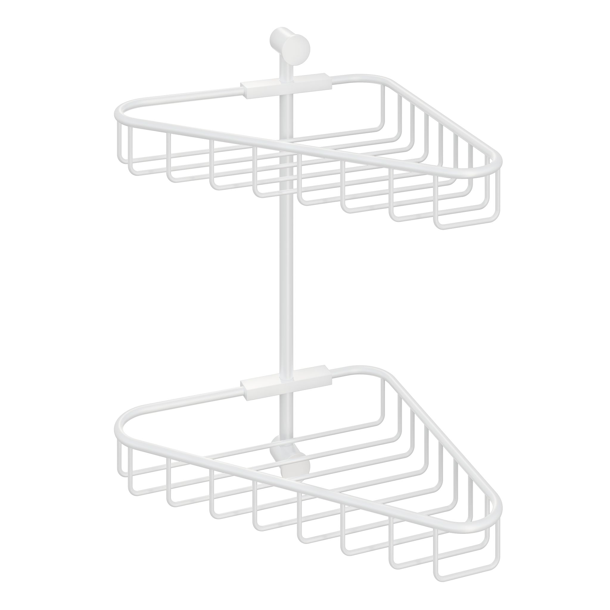 Hotbath Cobber Hoekdraadkorf Dubbel Mat Wit