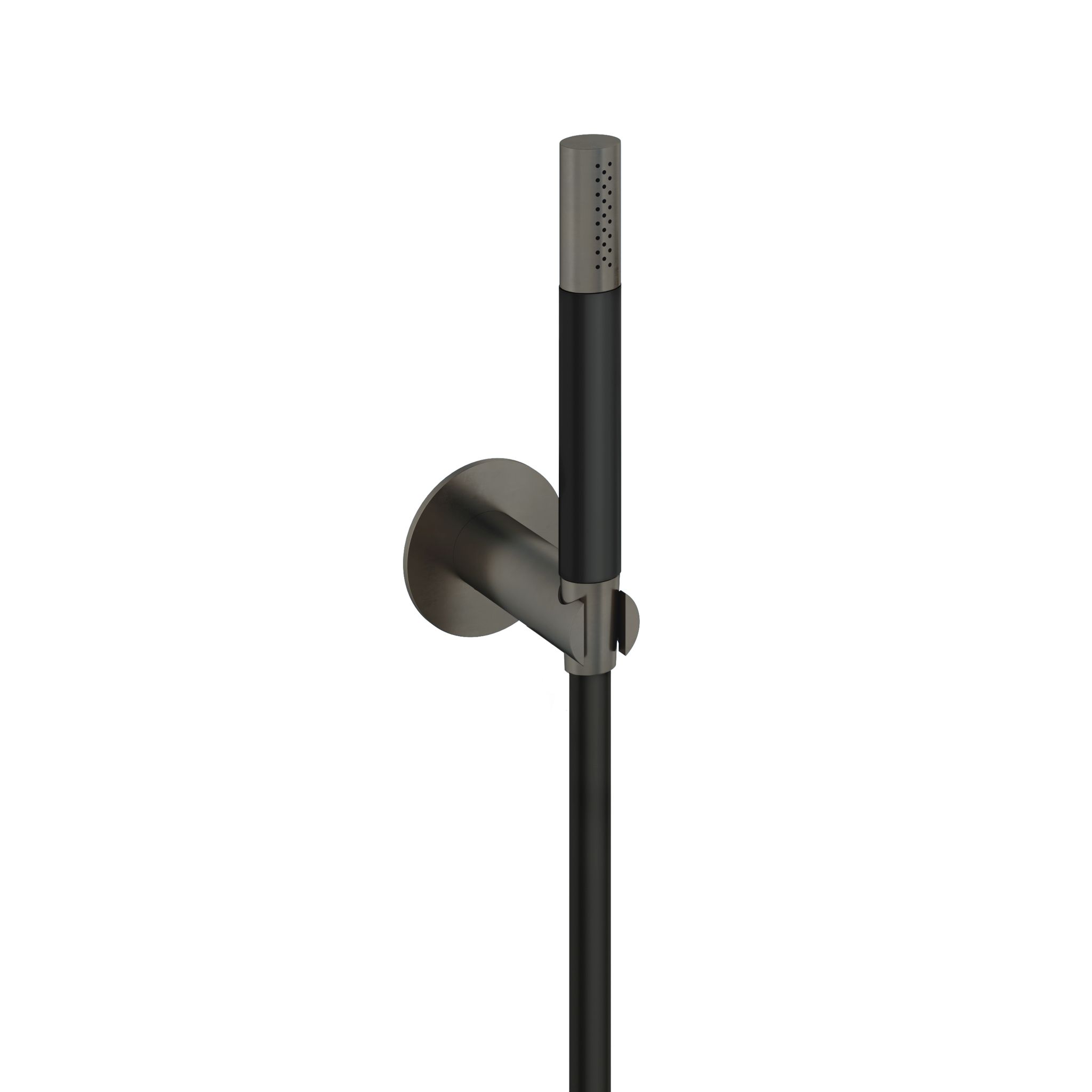 Hotbath Cobber Staafhanddouche Met Wandsteun En Doucheslang 150cm Verouderd Ijzer