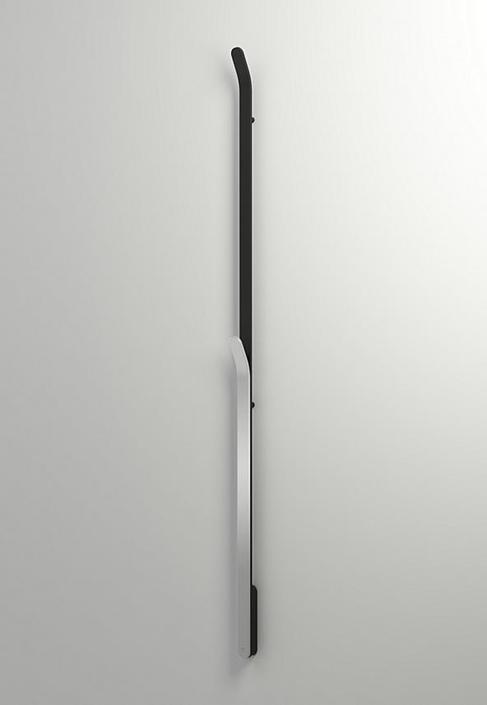 Instamat ARC Elektrische Radiator 170 cm Soft Zwart/Gepolijst 34W - ARC006