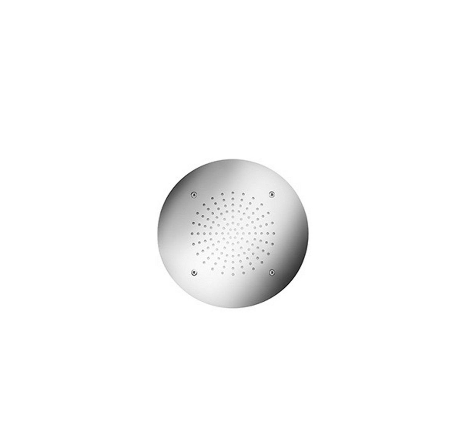 Hotbath Mate Inbouw Hoofddouche Rond 28 cm Geborsteld Nikkel