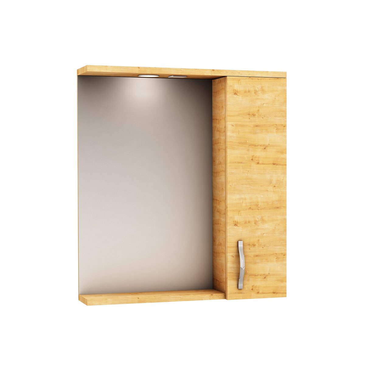 Creavit Aloni Aleco Spiegel Met Kast Mat Wit 65 cm