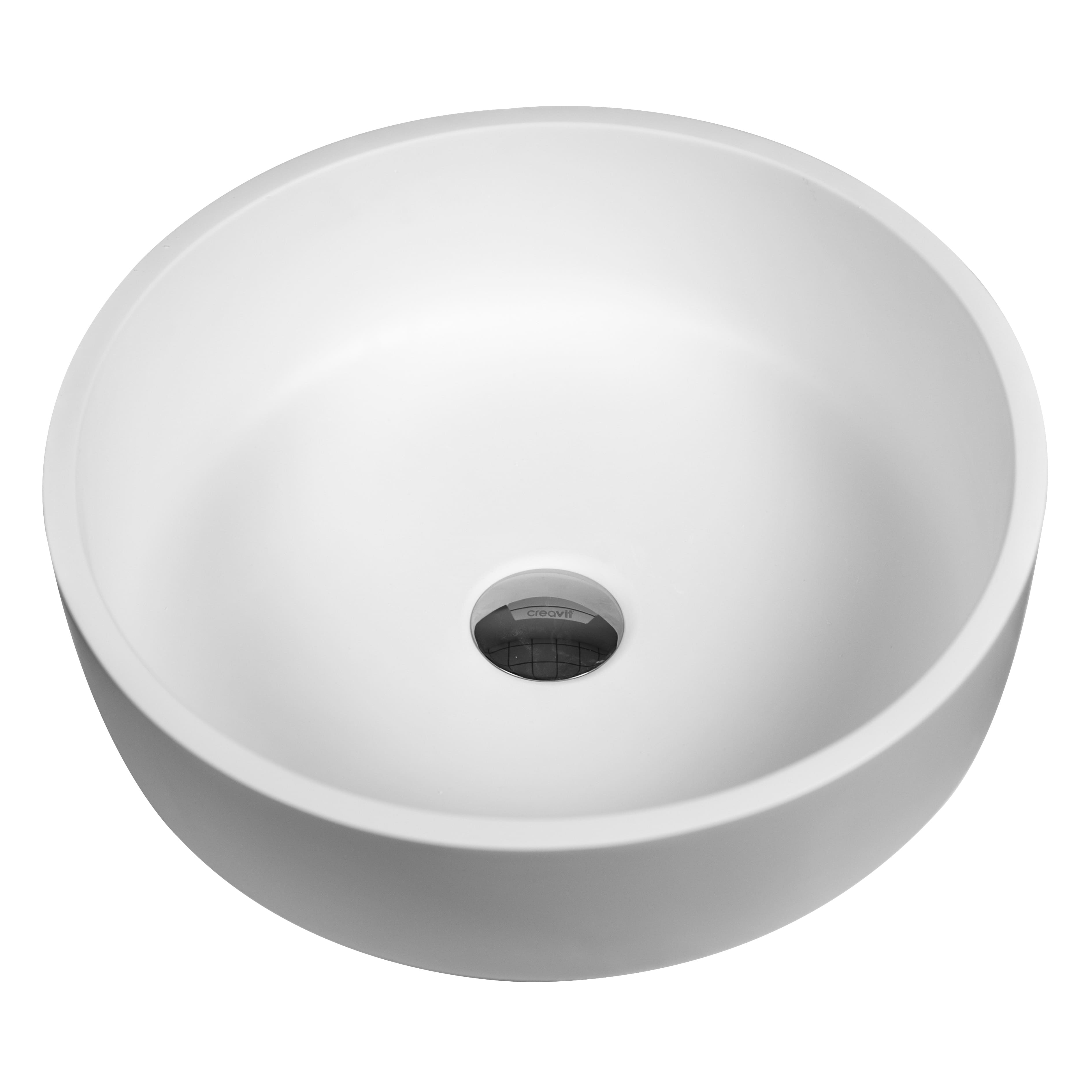 Aloni Sun Solid Surface Wastafel 40cmx40cmx13cm