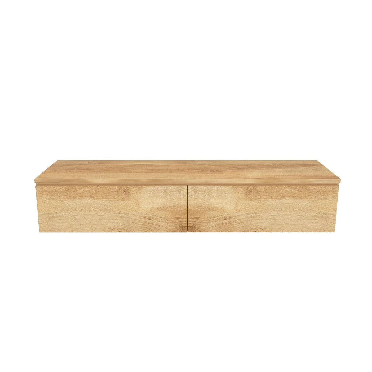 Arcqua Onderkast Living natural oak 160x30 cm 2 lades