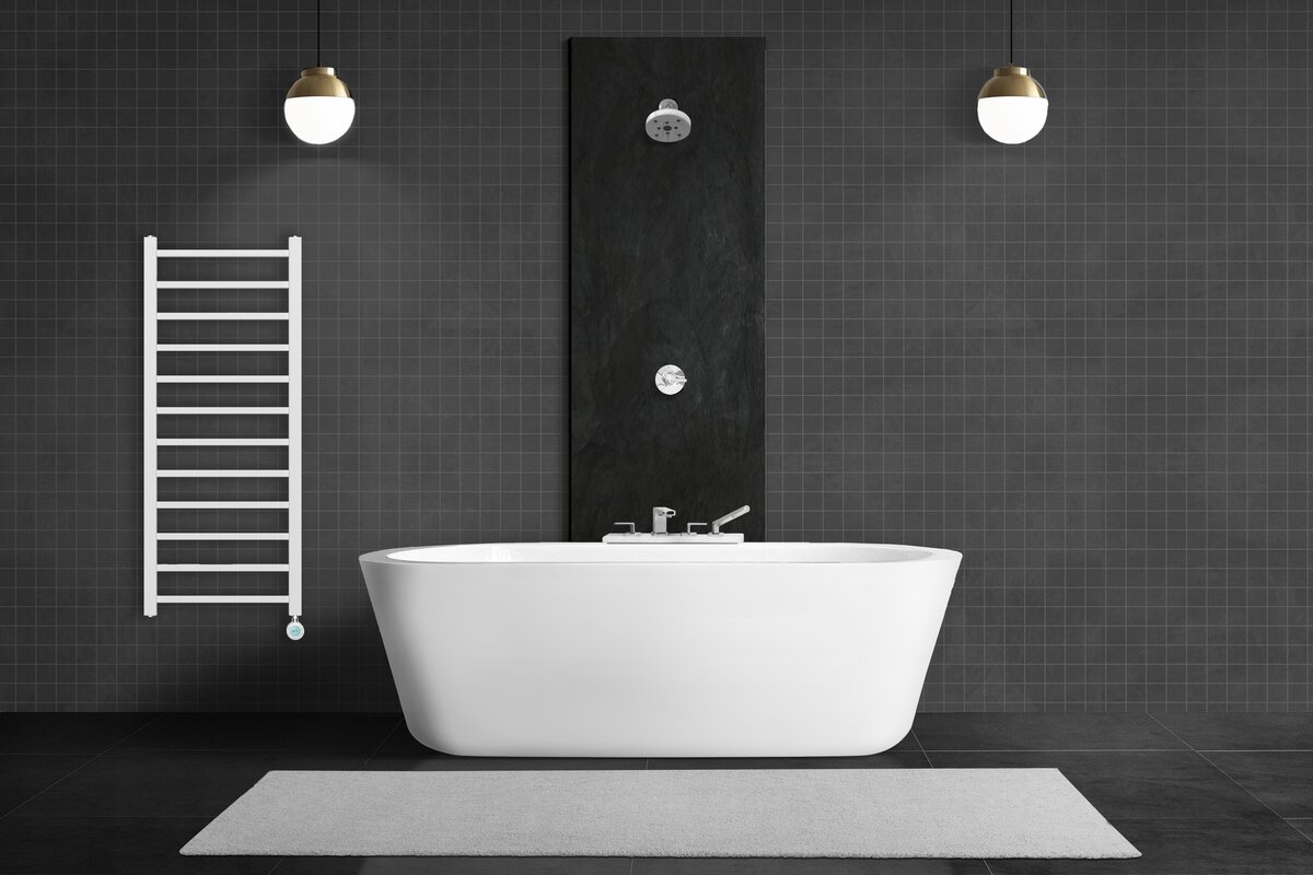 Belrad Elektrische Handdoek Radiator Wit Rechts 160×50 cm 551W