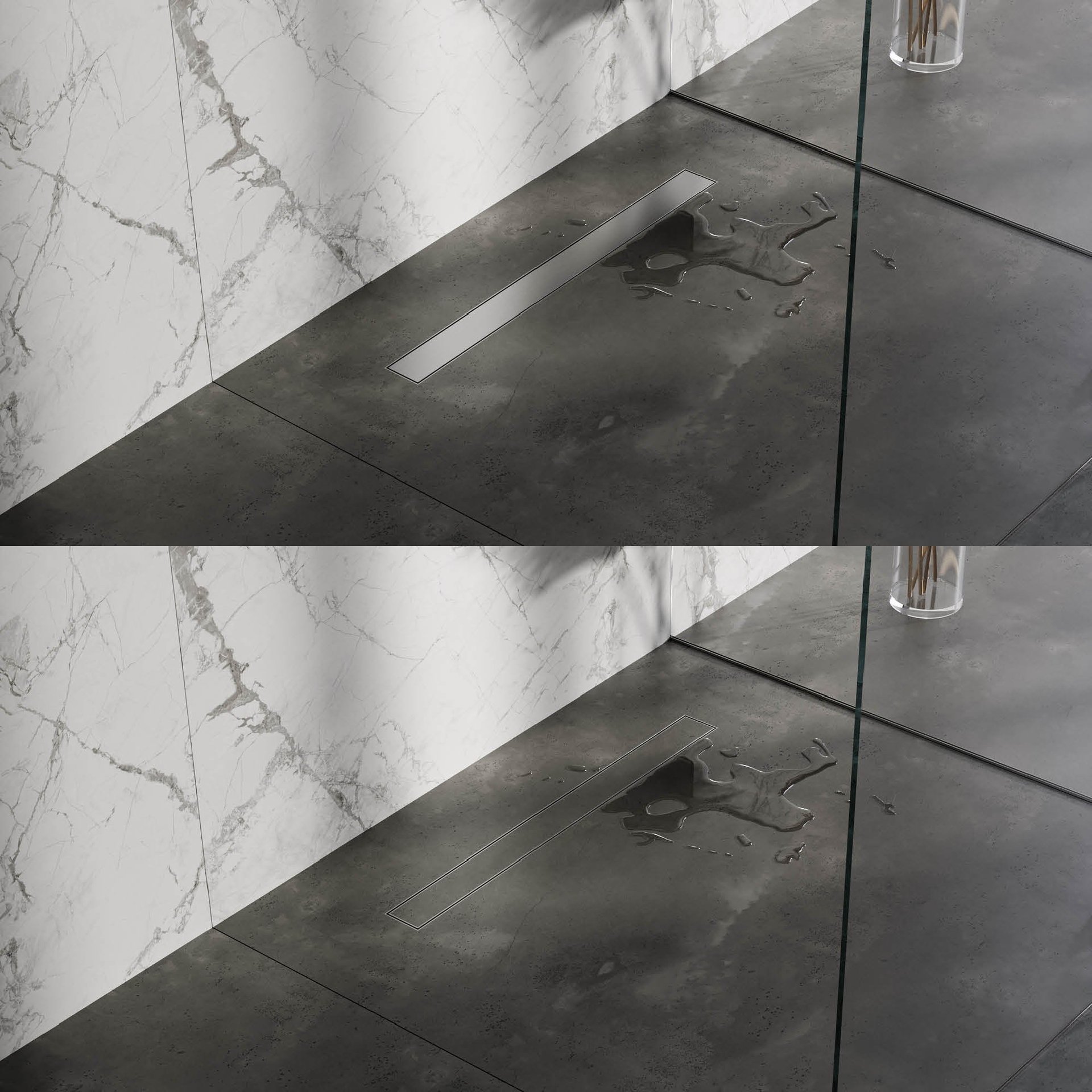 BRAUER Los multifunctioneel rooster 7 x 70 RVS geborsteld