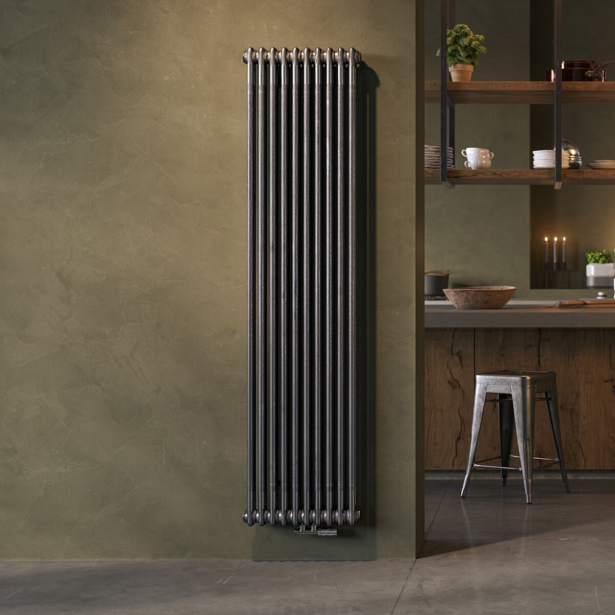 Instamat Leden PR2 Elektrische Radiator 54×180 cm Zwart 1500W