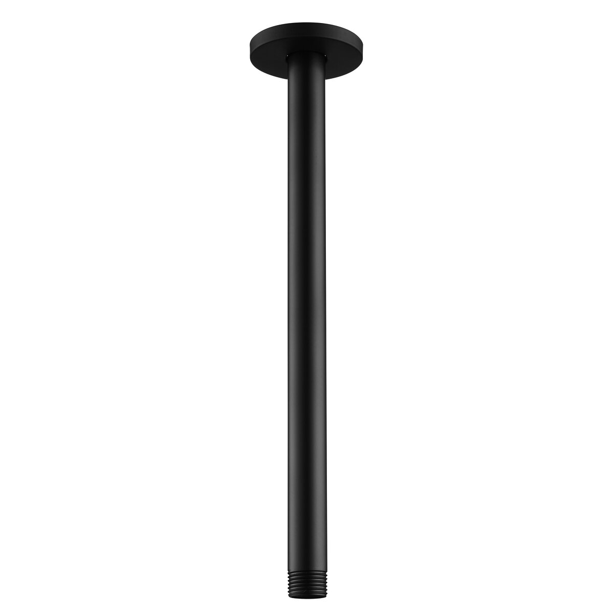 Creavit Aloni Rainshower Plafond Aansluiting Mat Zwart 30cm A13B